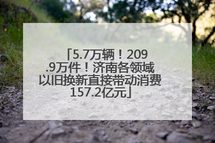 5.7万辆！209.9万件！济南各领域以旧换新直接带动消费157.2亿元
